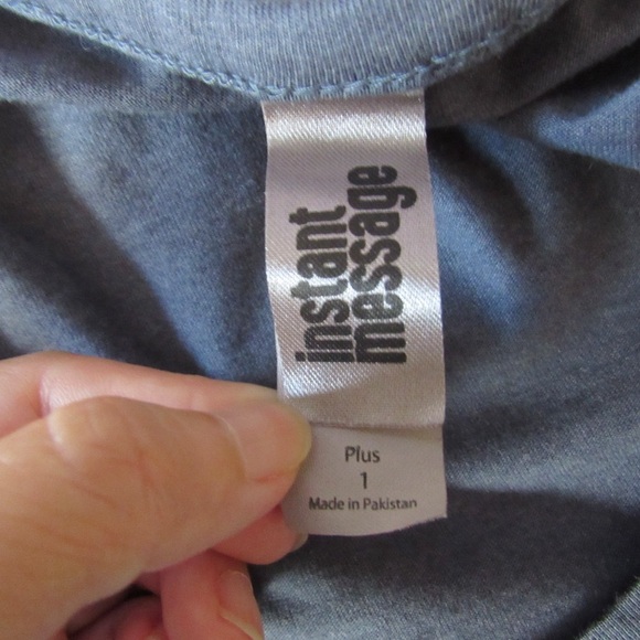 Instant Message Love Ladybug Gray Tank Top Plus Size 1 Sleeveless Casual - Picture 7 of 9